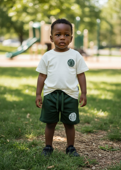 +FAVOR Monogram Short Set | GREEN| Built For Everyday Play+ Confidence