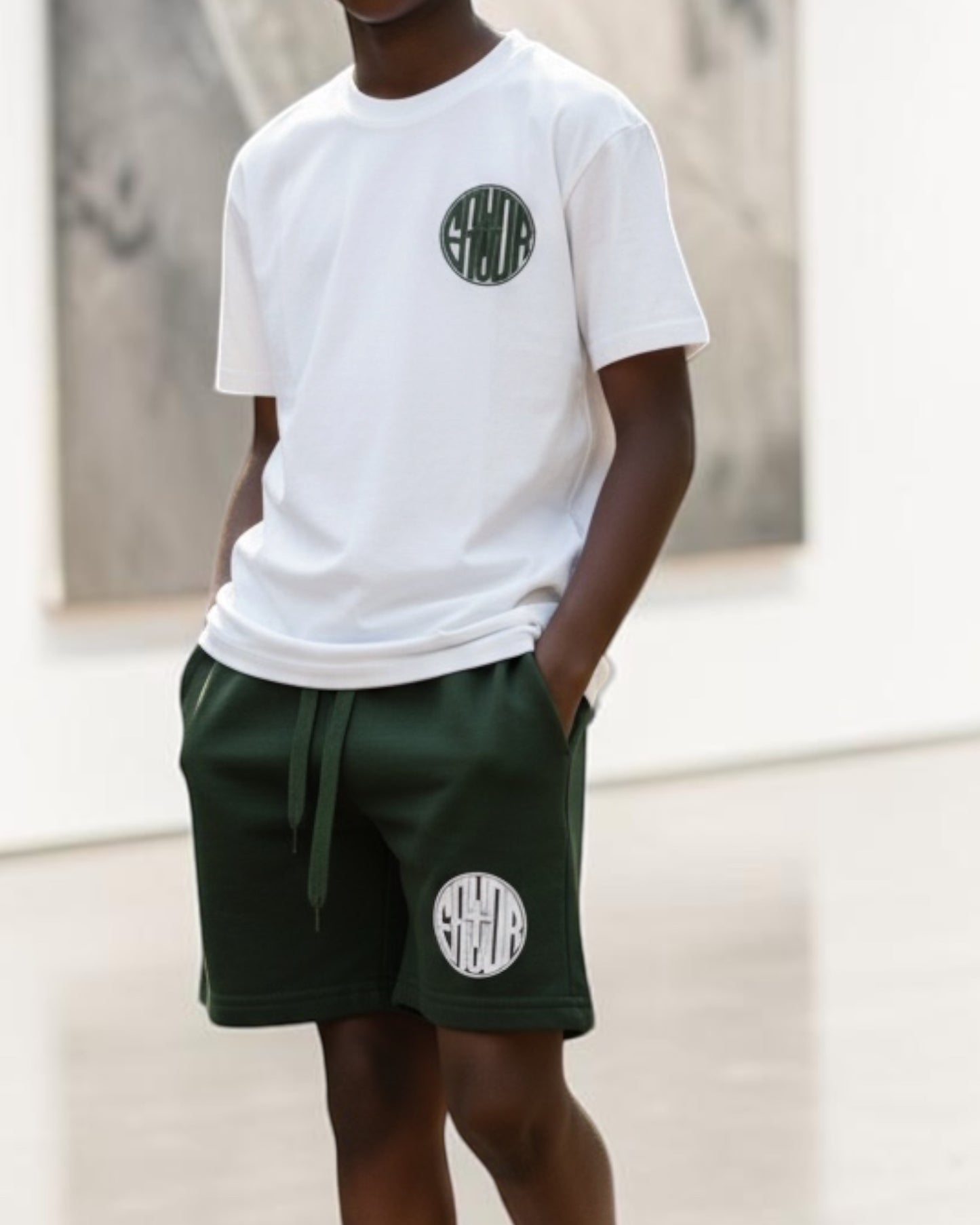 +FAVOR Monogram Short Set | GREEN| Built For Everyday Play+ Confidence