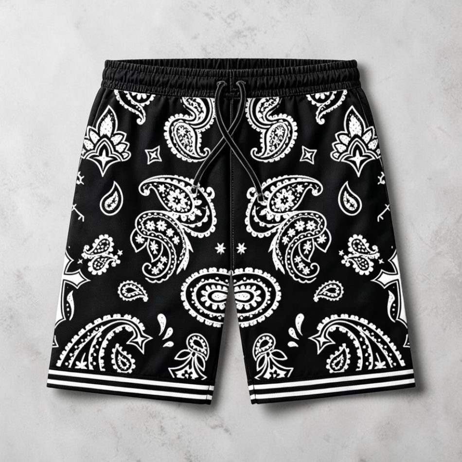 +FAVOR Bandana Print Shorts— Coming Soon