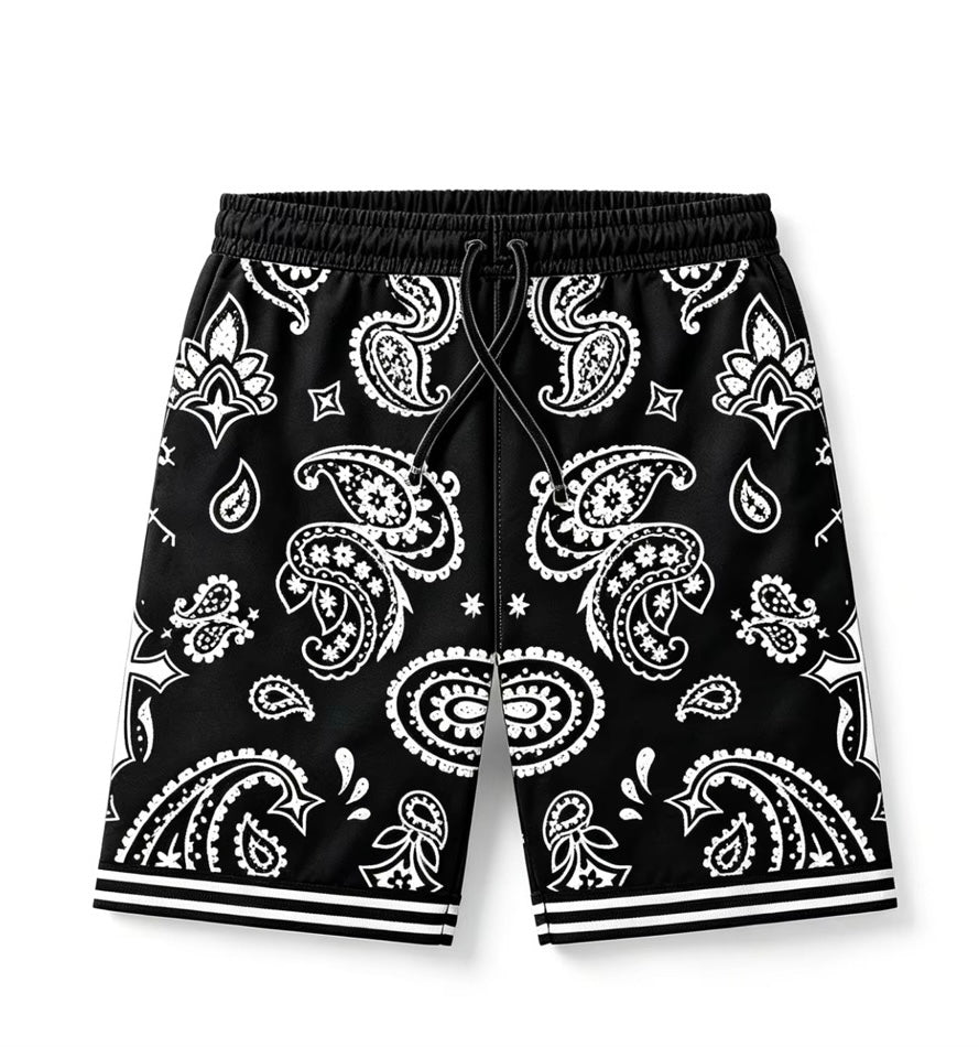 +FAVOR Bandana Print Shorts— Coming Soon