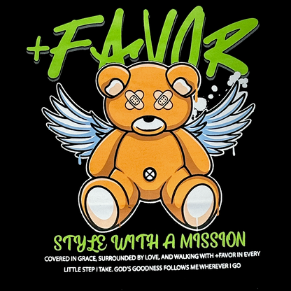 +FAVOR Style With a Mission Kids | Faith Based Graphic Oversized T-Shirt