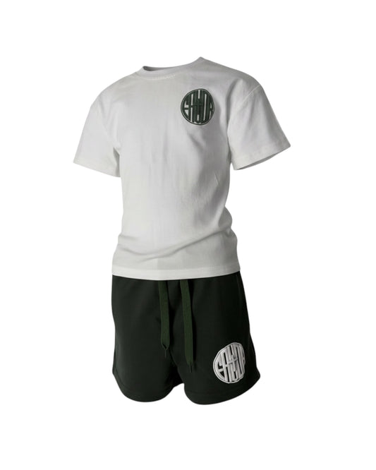 +FAVOR Monogram Short Set | GREEN| Built For Everyday Play+ Confidence