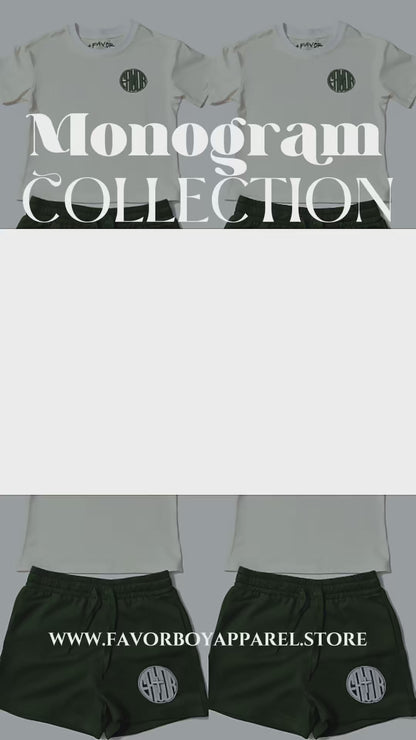 +FAVOR Monogram Short Set | GREEN| Built For Everyday Play+ Confidence